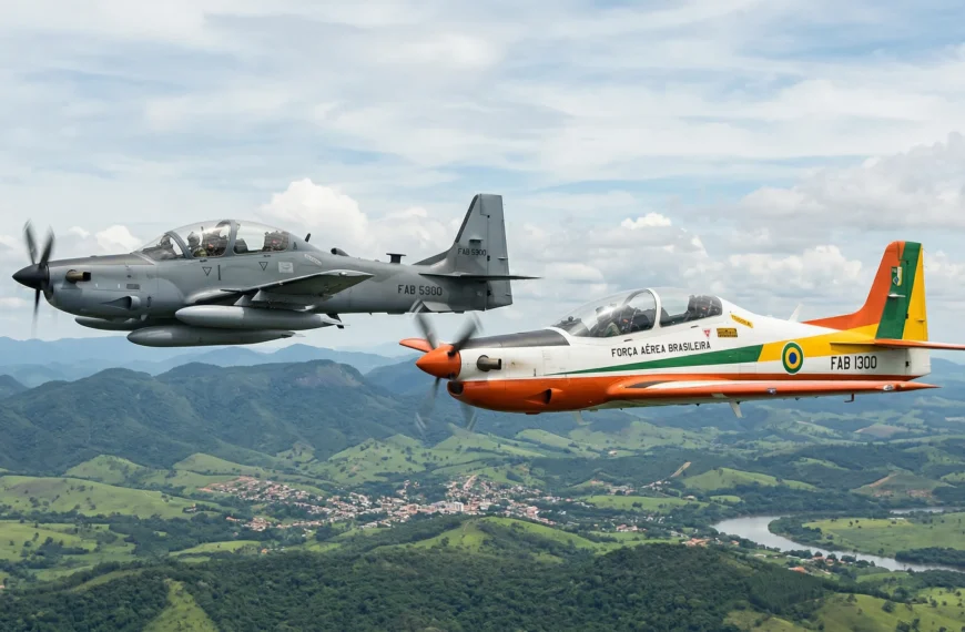 Avião Tucano T-27 e Super Tucano&hellip;