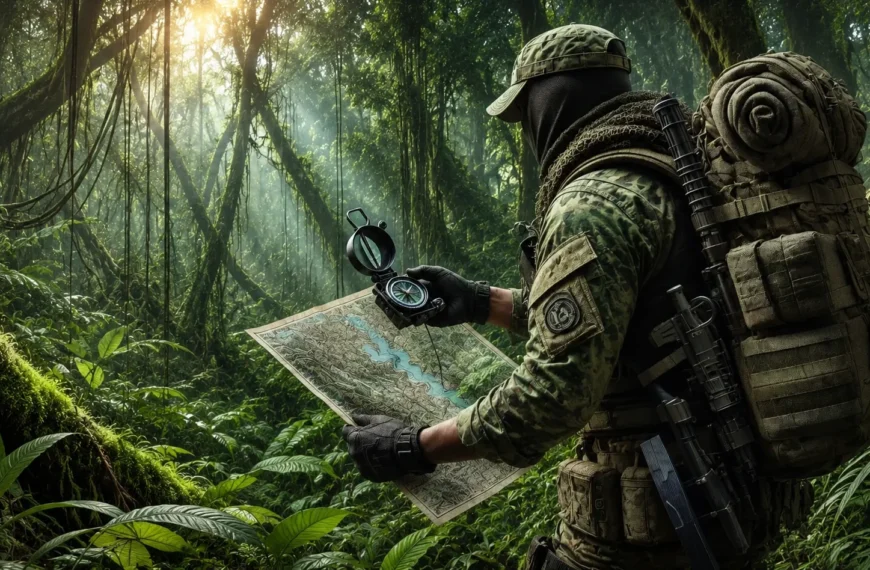 Habilidades de Orientação Militar com Bússola para Sobrevivência em Mata Fechada