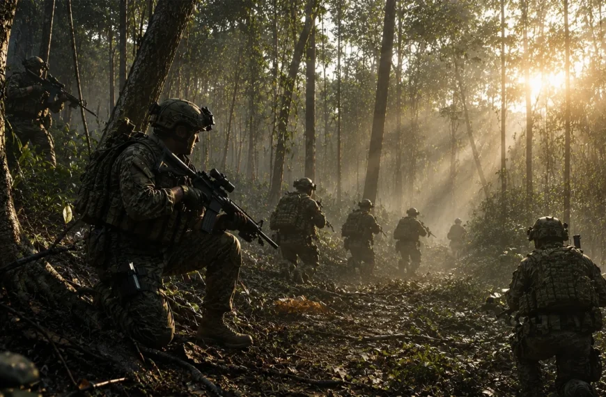 Táticas de combate em florestas densas: estratégias militares na Amazônia