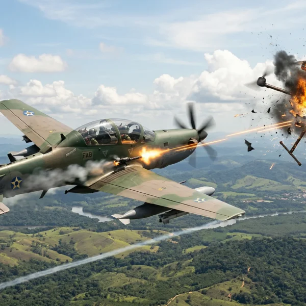 Super Tucano antidrones: o novo guardião dos céus&hellip;