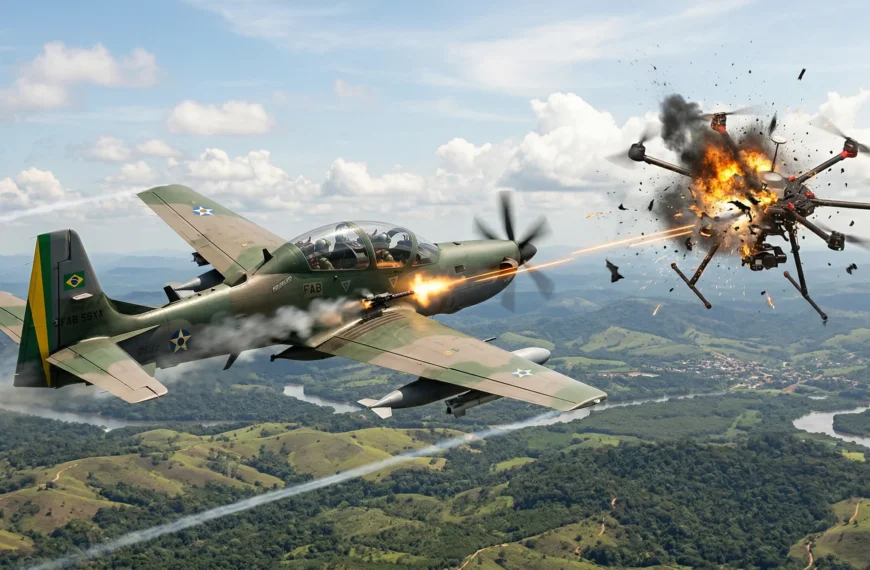 Super Tucano antidrones: o novo guardião dos céus&hellip;