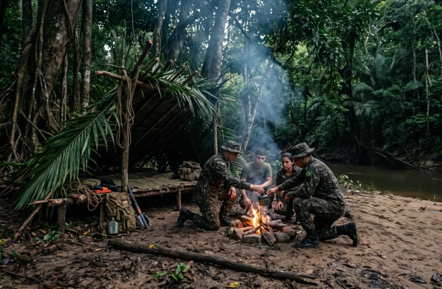 Guia básico de sobrevivência na mata: técnicas militares…